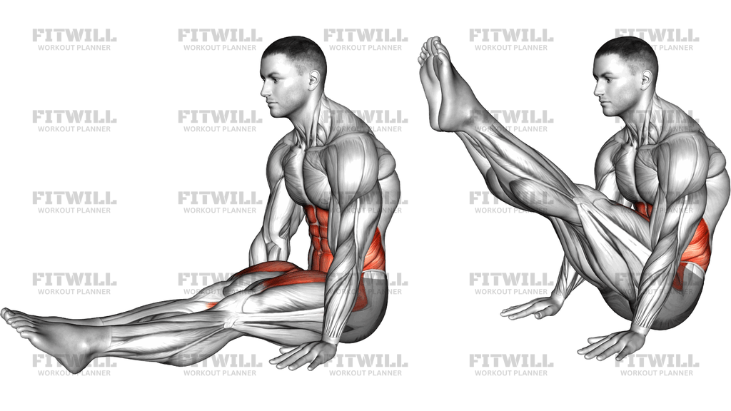 L Sit Leg Raise