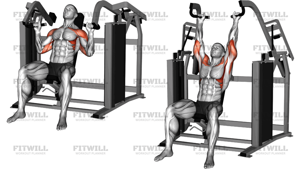 Lever Stack Seated Shoulders Press