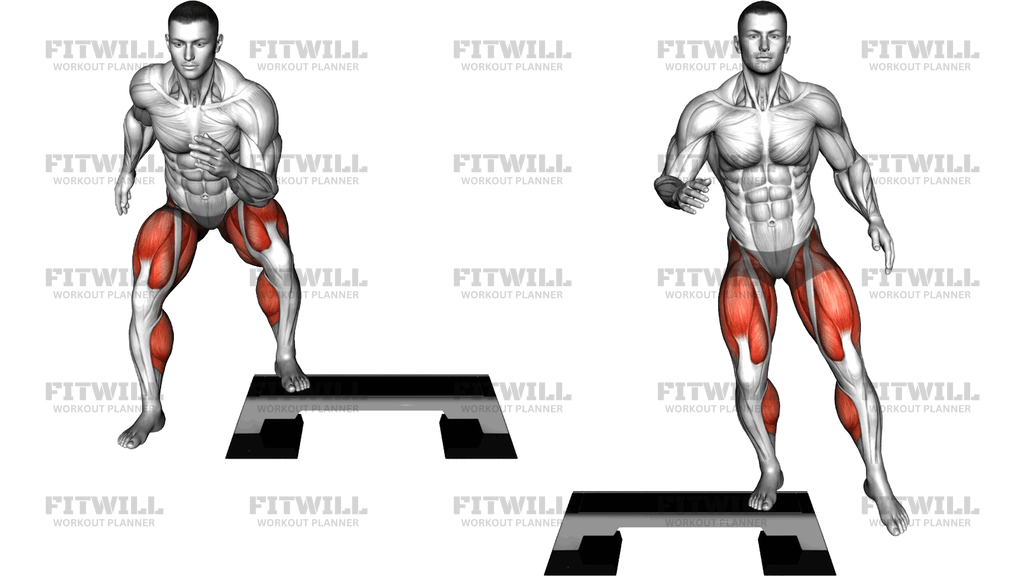 Step Side Jump Over Stepbox