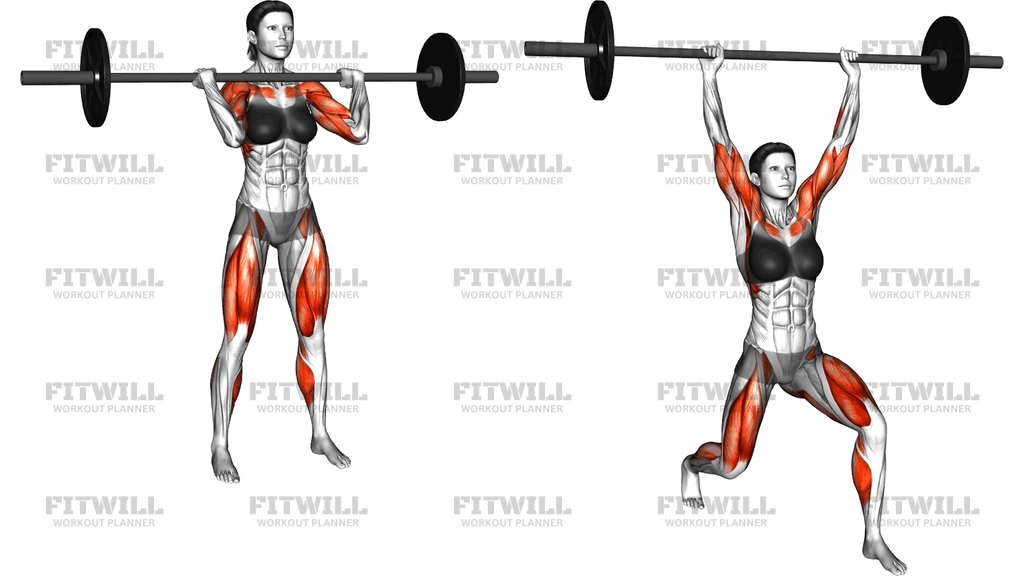Barbell Split Jerk