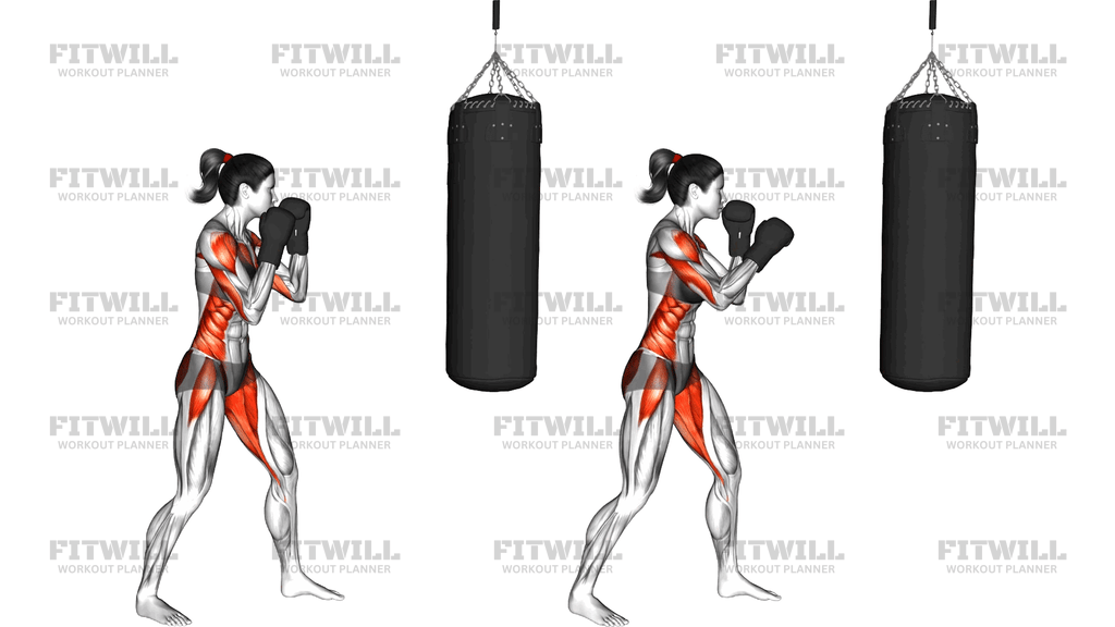 Boxing Cross (With Bag And Gloves)