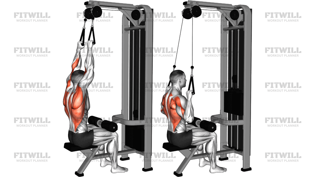 Cable Dual Handle Lat Pulldown