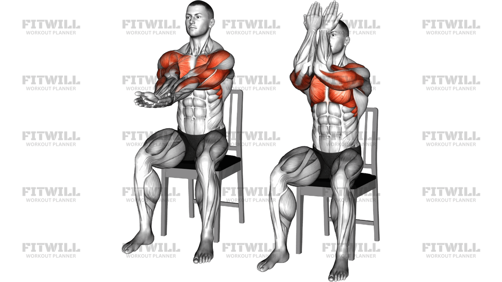 Seated Elbow Together Scoop On A Chair