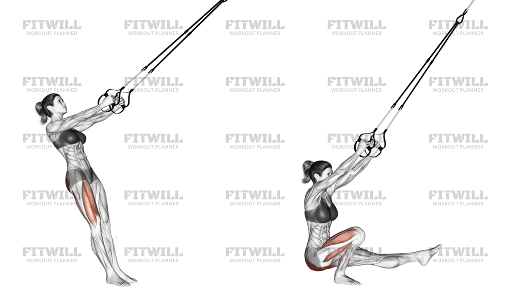 Suspension Single Leg Squat