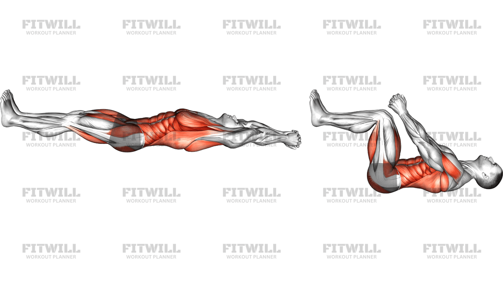 Bodyweight Lying Reach Over