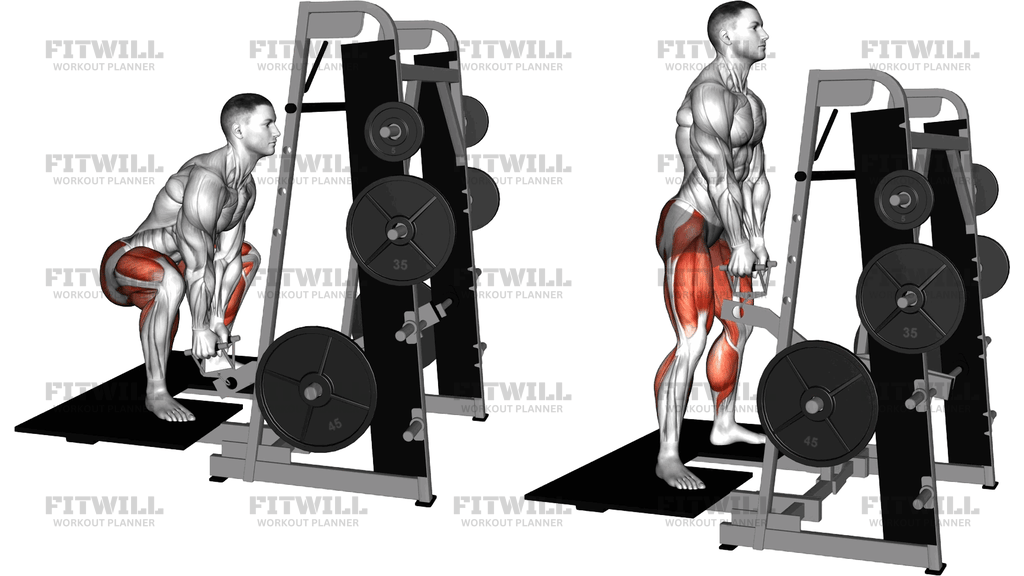 Lever Belt Sumo Deadlift (V Bar)