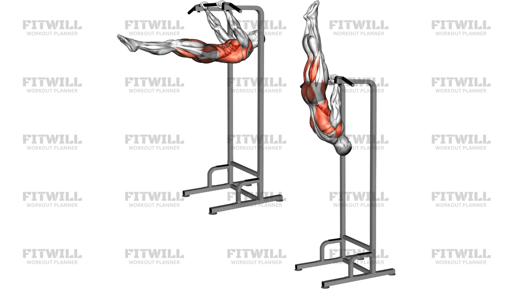 Negative Front Lever Raise