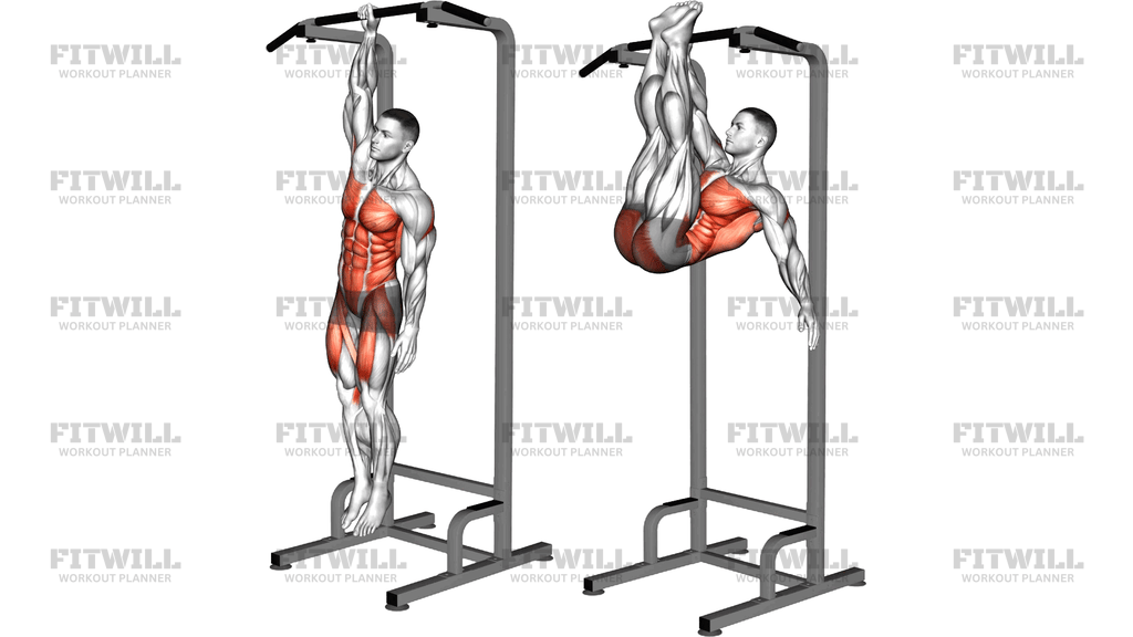 Single Arm Hanging Toes To Bar