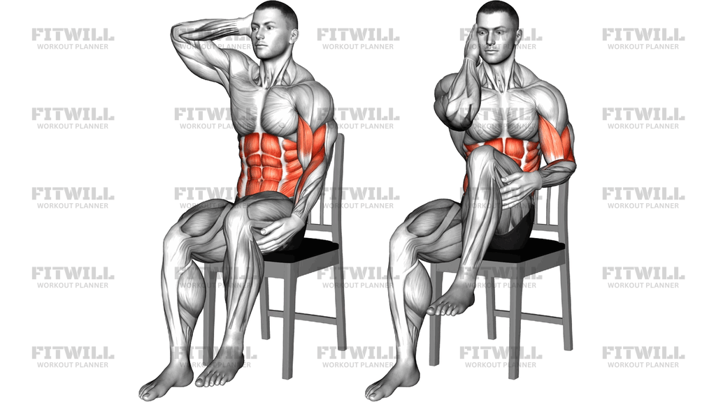 Sitting Side Crunch On A Chair