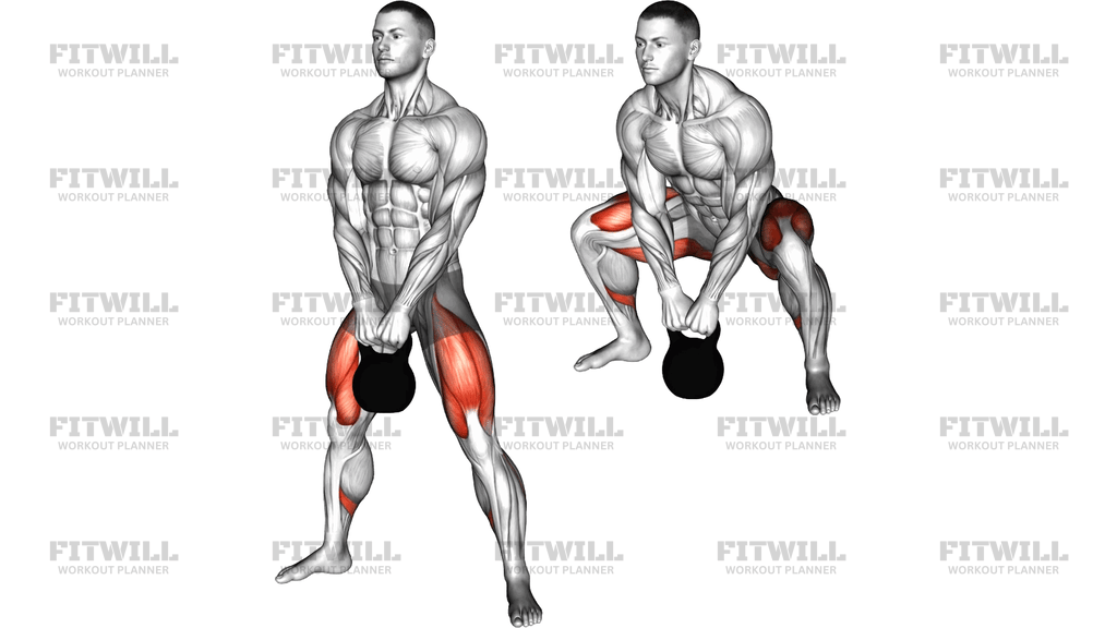 Kettlebell Wide Squat