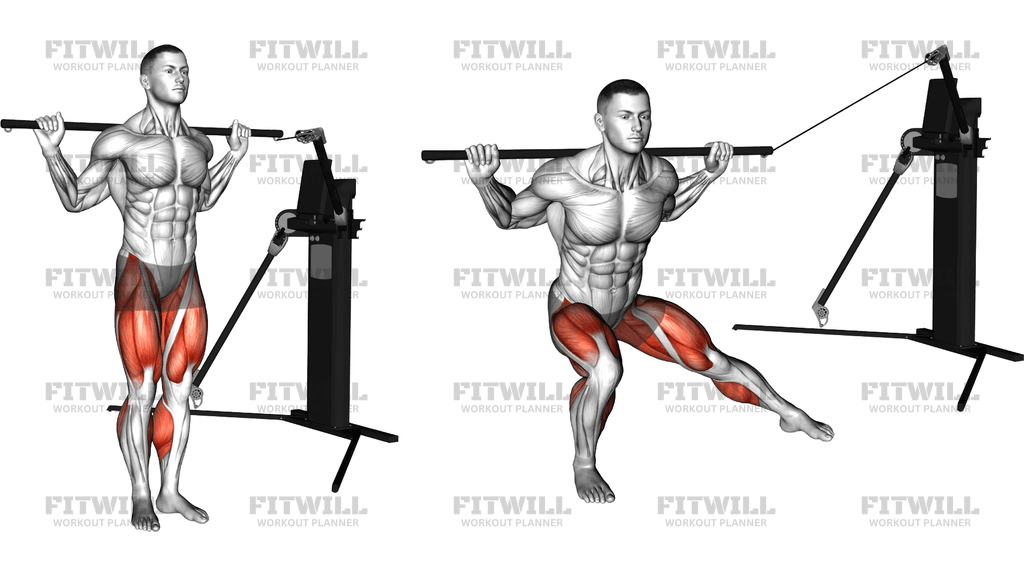 Cable Lateral Lunge (Version 3)