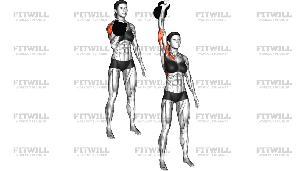 Kettlebell Arnold Press