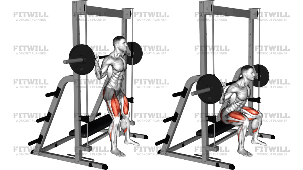 Smith Bench Squat