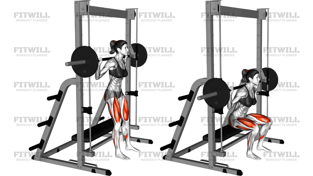 Smith Bench Squat