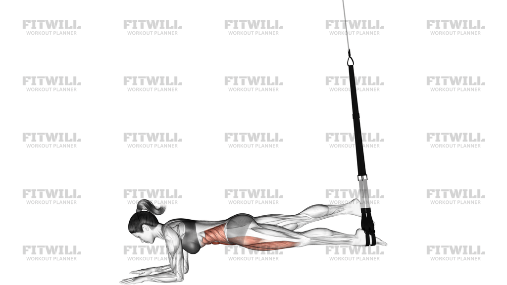 Felfüggesztett Egylábas Plank