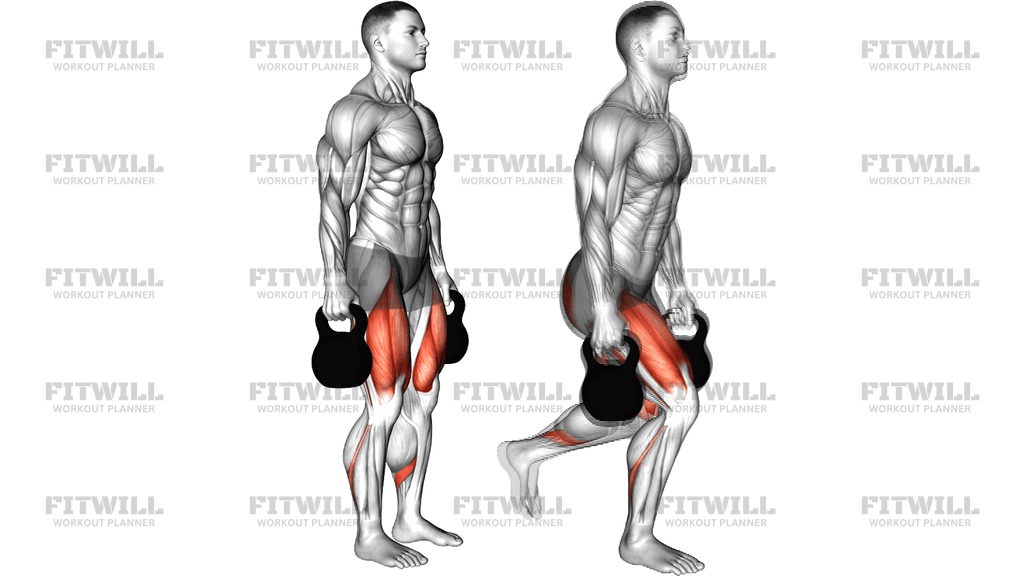 Kettlebell Walking Lunge