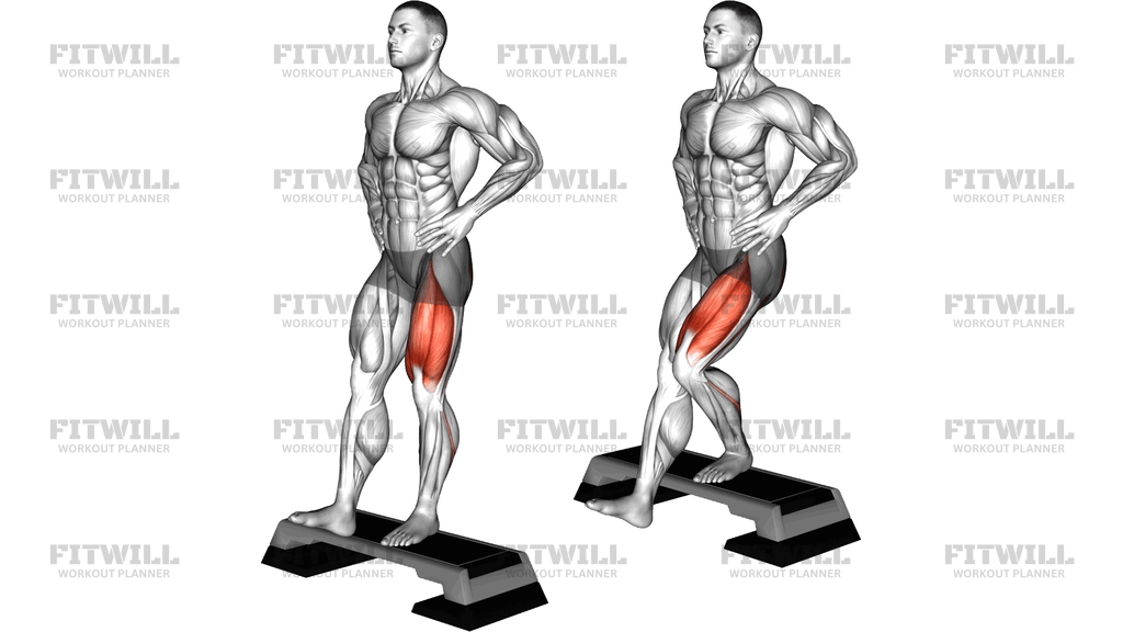 Bodyweight Patrick Step From Stepbox
