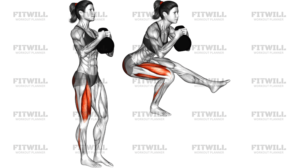 Kettlebell Pistol Squat