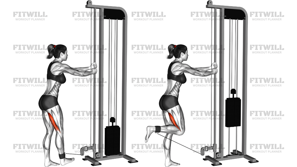 Cable Standing Leg Curl