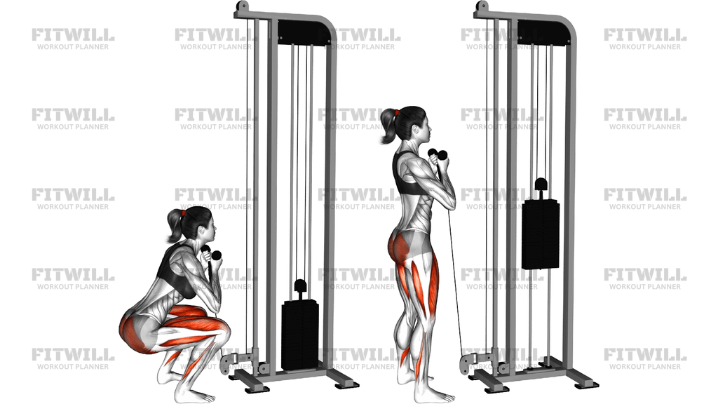 Cable Front Squat (Version 2)