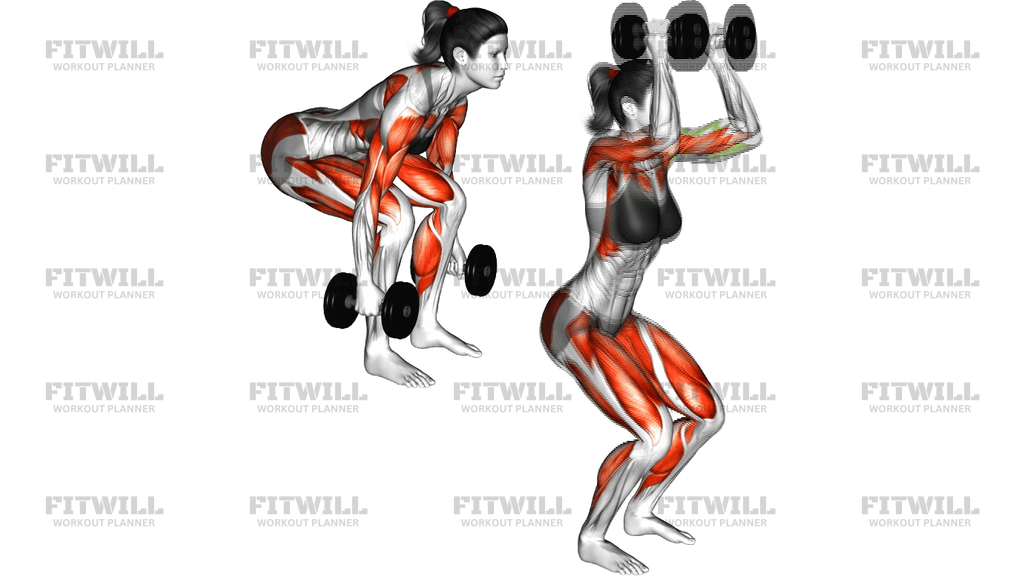 Dumbbell Clean And Press