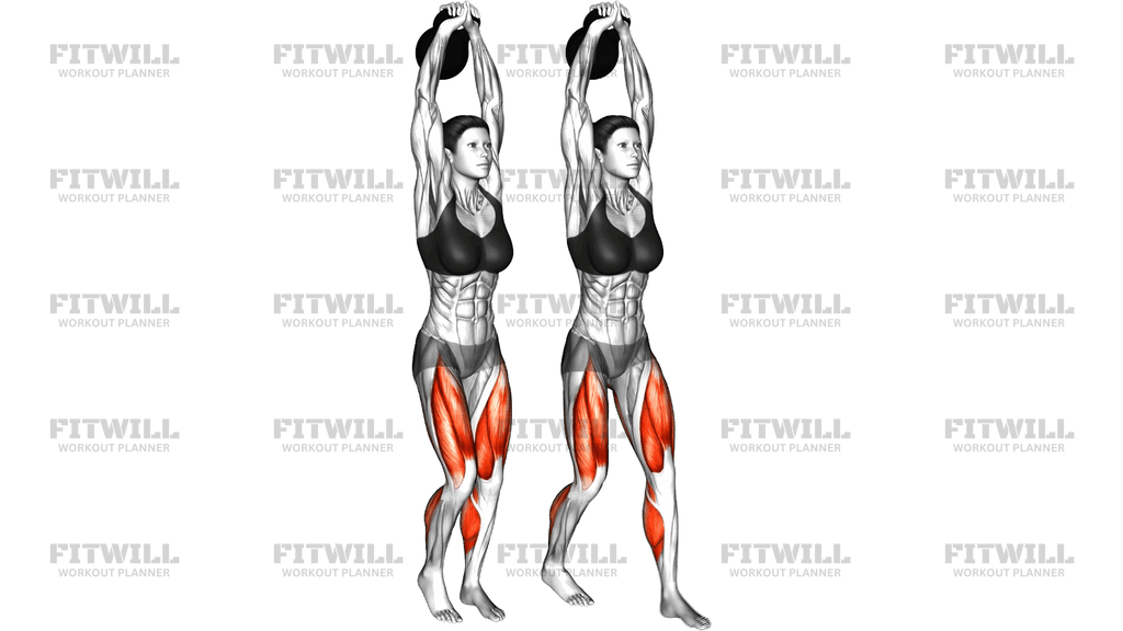 Kettlebell Overhead Carry