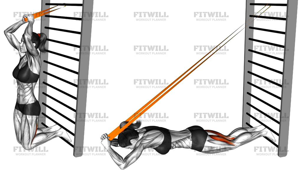 Resistance Band Assisted Nordic Hamstring Curl