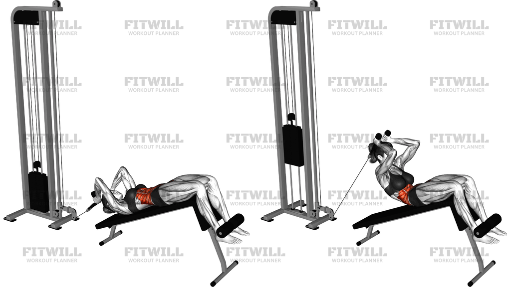 Cable Decline Crunch