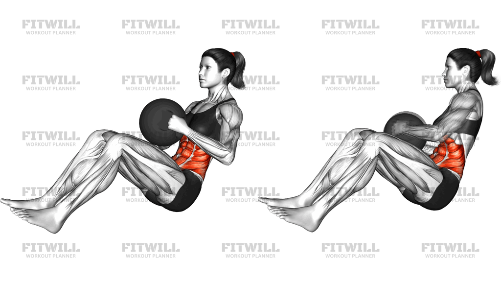 Russian Twist (With Medicine Ball)