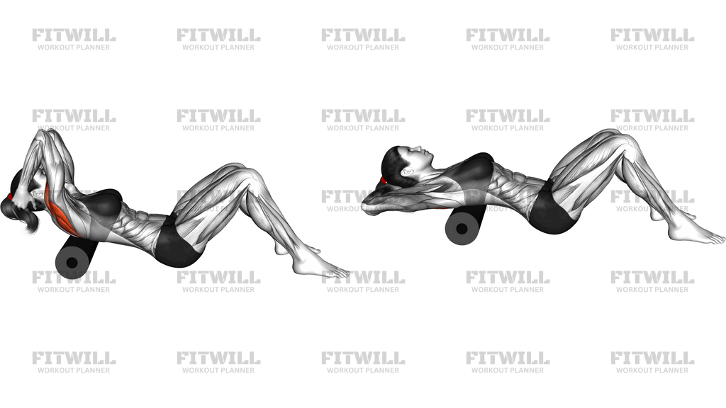 Lying Thoracic Extensions On Foam Roller