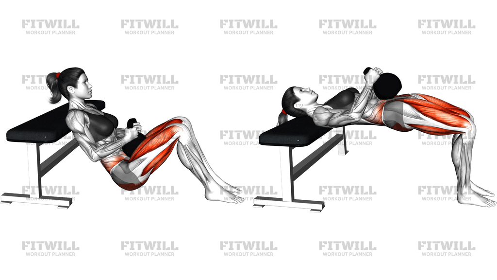 Kettlebell Hip Thrust