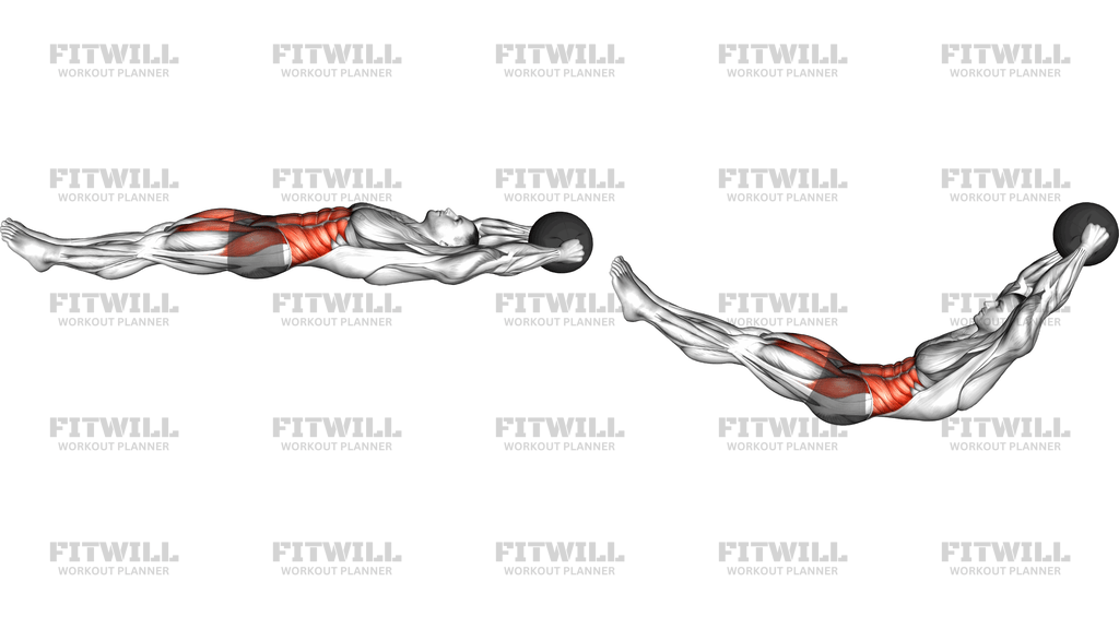 Weighted Medicine Ball Hollow Hold