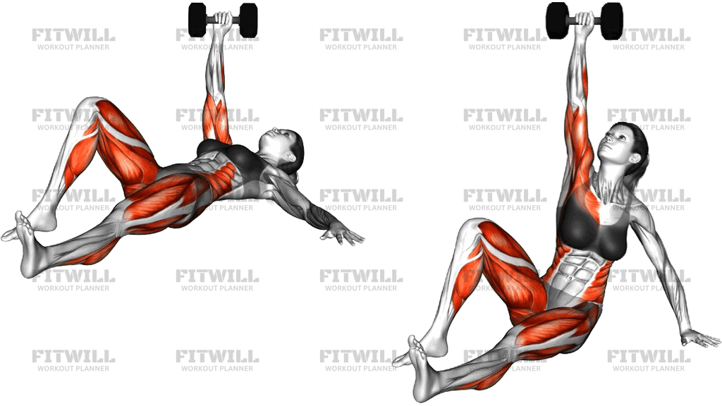 Dumbbell Turkish Get Up (Squat Style)