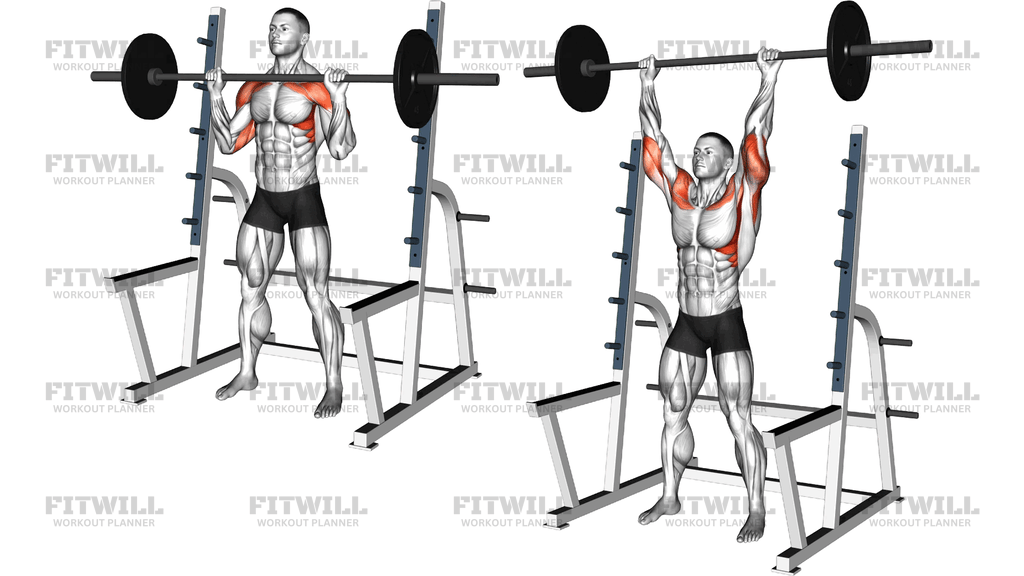 Barbell Standing Military Press