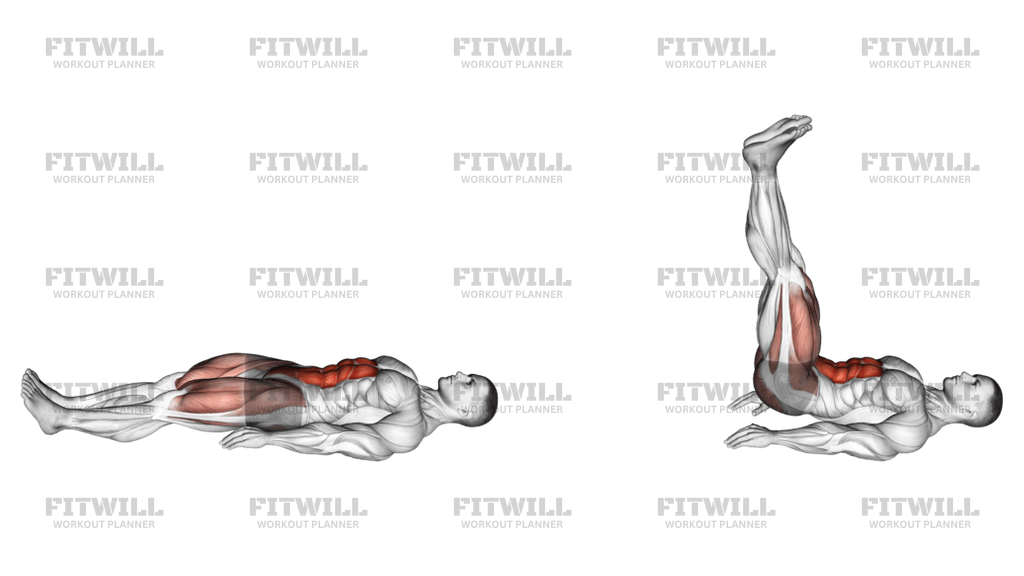 Lying Leg Raise Exercise Guide Video Techniques Benefits How to Muscles Worked Tips Tricks Fitwill
