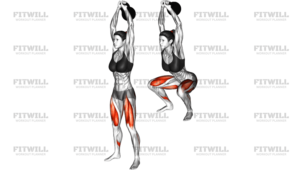 Kettlebell Overhead Squat