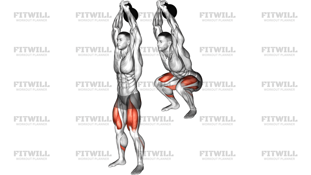 Kettlebell Overhead Squat