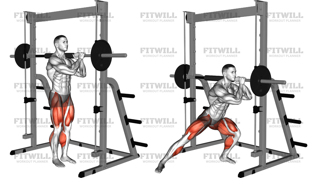 Smith Unilateral Side Lunge