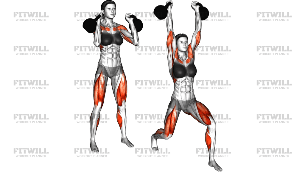 Kettlebell Split Jerk