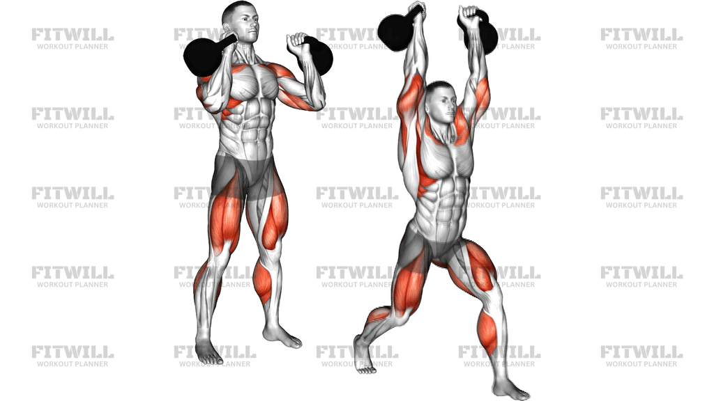 Kettlebell Split Jerk