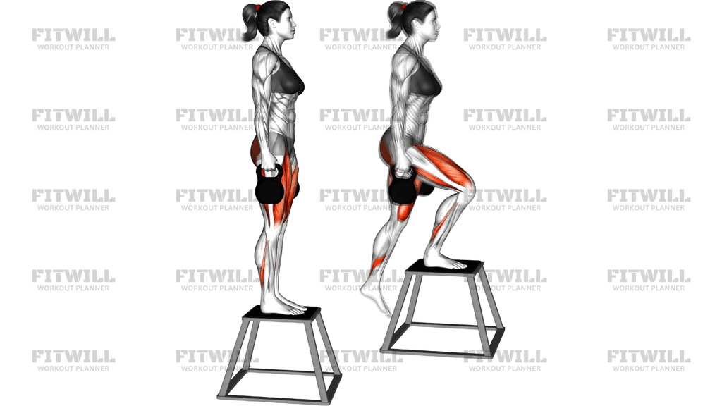 Kettlebell Step Down