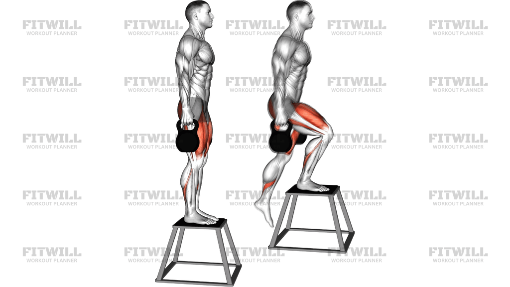 Kettlebell Step Down