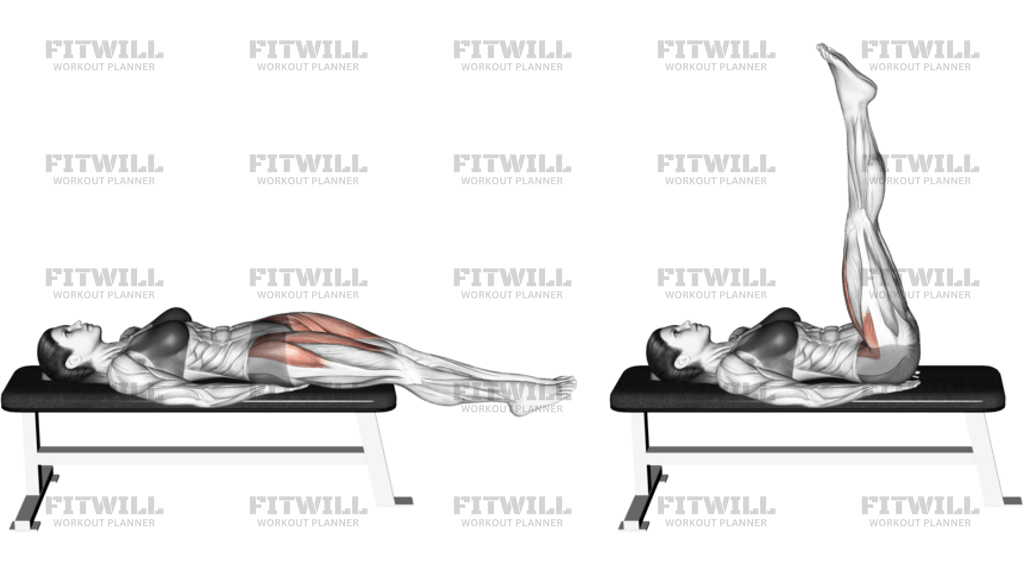 Lying Straight Leg Raise Version 2