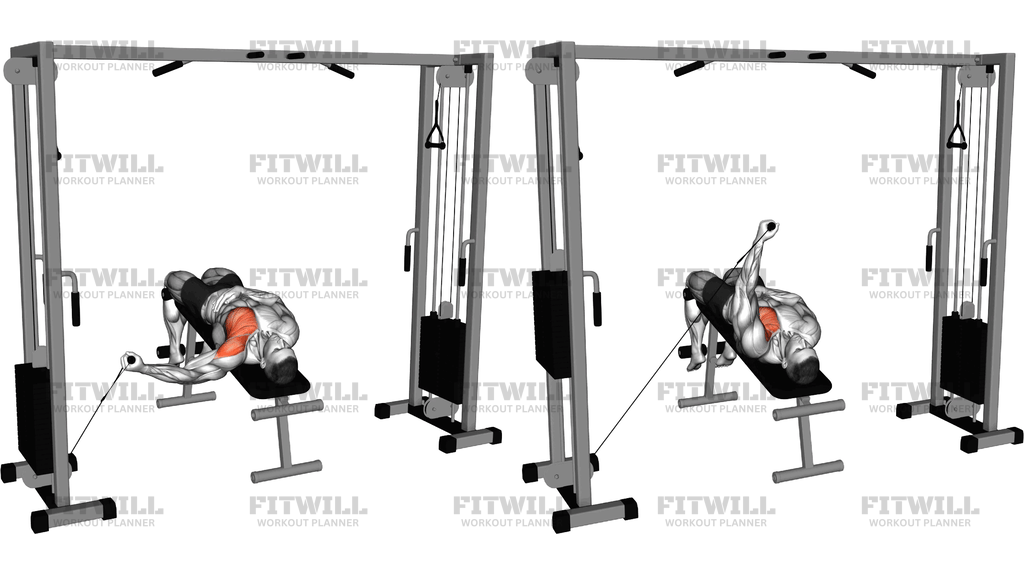 Cable One-Arm Decline Chest Fly