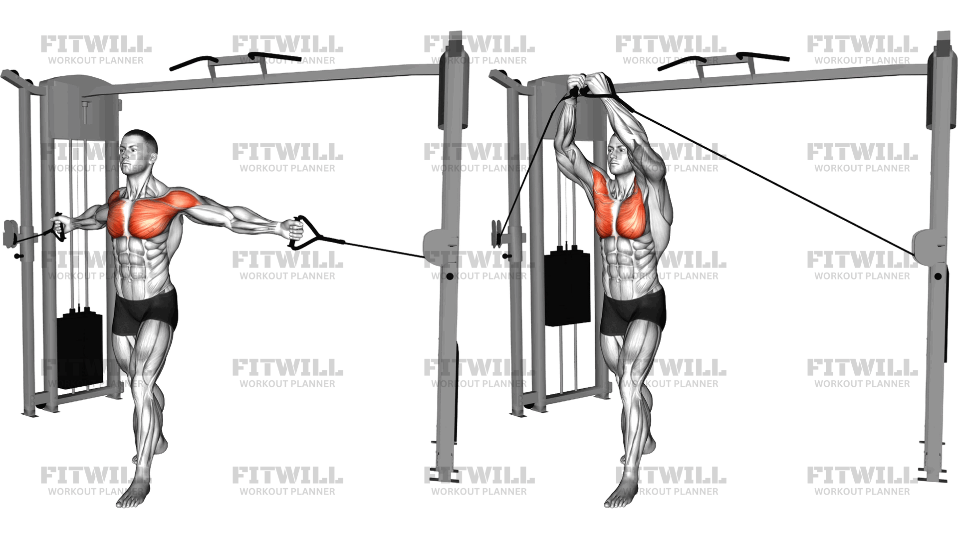 Cable Upper Chest Crossovers: Exercise Guide, Techniques, Benefits, How ...