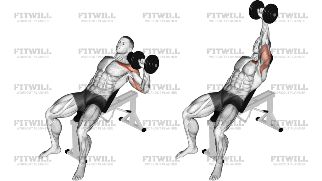 Dumbbell Incline One-Arm Press