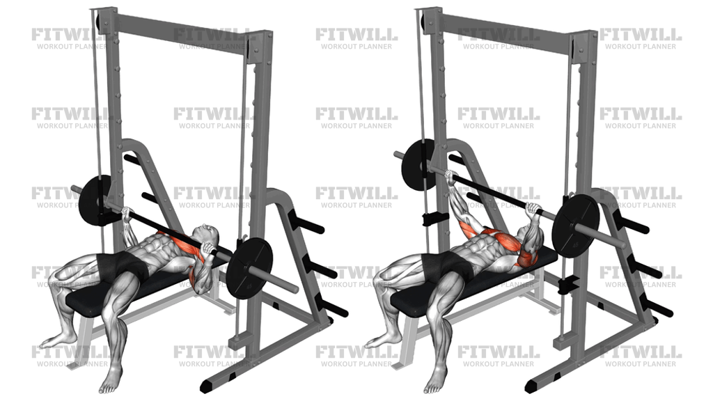 Smith Wide-Grip Bench Press: Exercise Guide, Techniques, Benefits, How ...