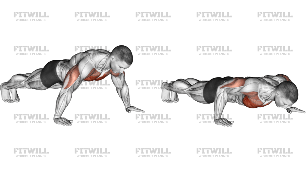Wide-Grip Push-Up