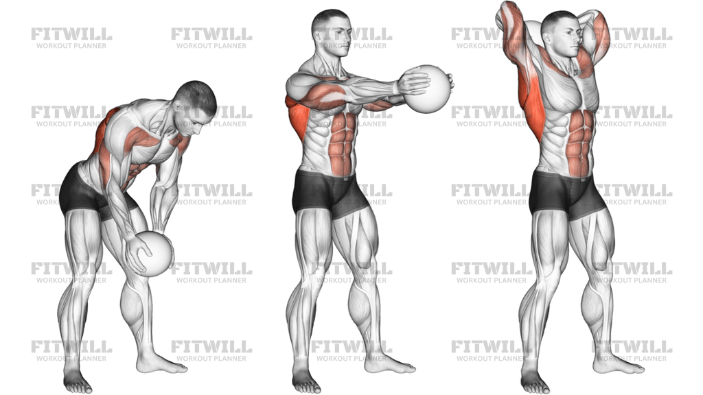 Medicine Ball Catch And Overhead Throw