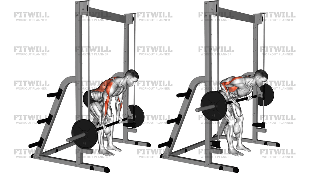 Smith Reverse-Grip Bent-Over Row